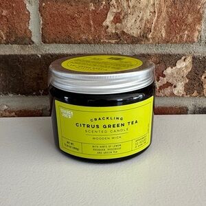 Crackling Trader Joe's Citrus Green Tea Scented Candle